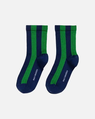 Uurre Merirosvo Socks - Navy/Green