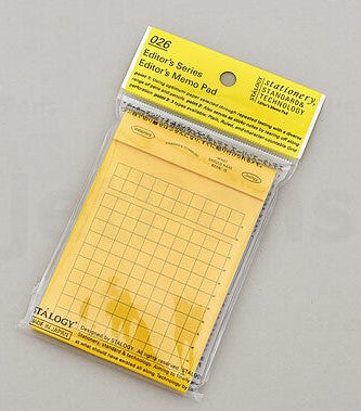 Stalogy Editor's Series Sticky Memo Pad - Grid