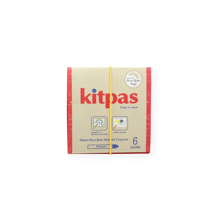 Kitpas Art Crayons - Set of 6