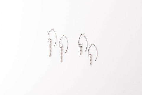 Powder River Earrings - Sterling Silver