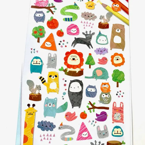 Animal Sketchbook Stickers