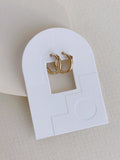 Contour Hoop Earrings