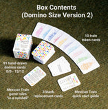 Double 12 Travel Domino Playing Cards