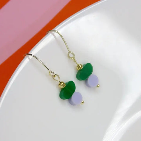 Color Treats Earrings - Matcha