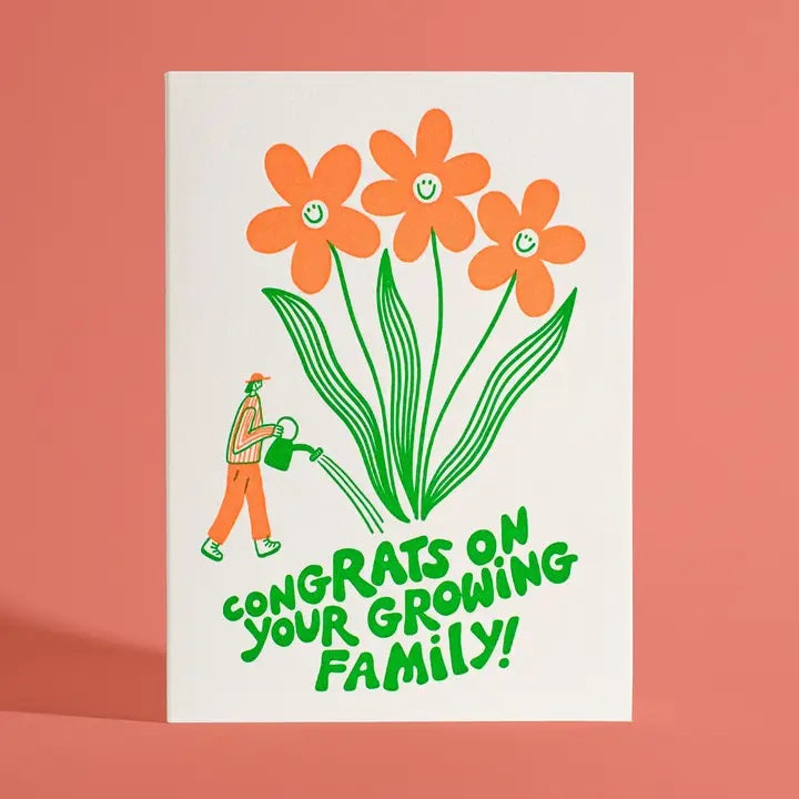 Congrats on Your Growing Family Greeting Card