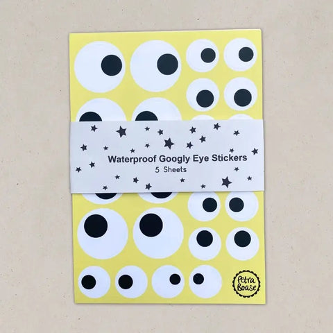 Googly Eye Waterproof Sticker Packs