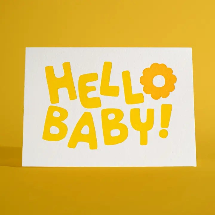 Hello Baby Greeting Card