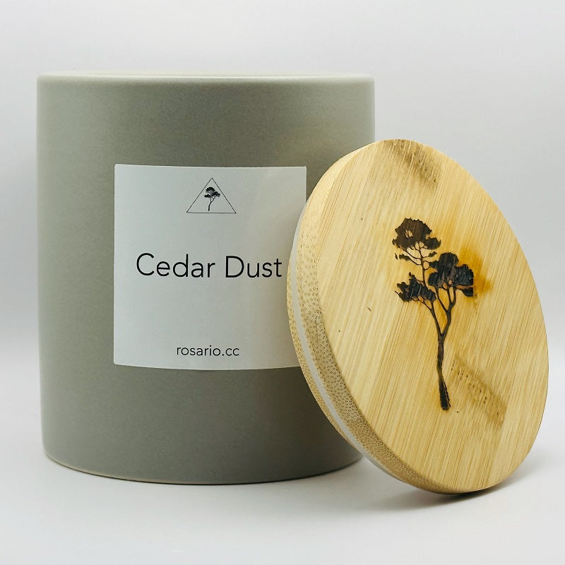 Cedar Dust Candle
