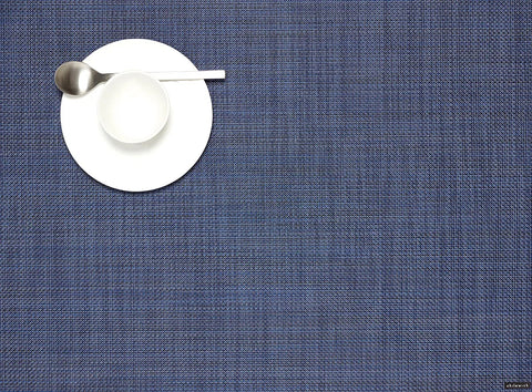Mini Basketweave Placemat - Indigo