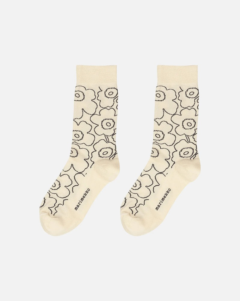 Kirmailla Piirto Unikko Socks - Black/Cream