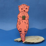 Fun Leather Bookmark