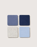 Bierfilzl Square Felt Coaster Set