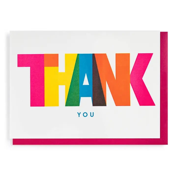 Thank You Rainbow Notecard