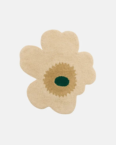 Unikko Bathmat - Sand/Emerald