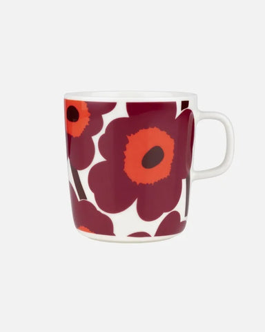 Unikko Mug - Large, Burgundy