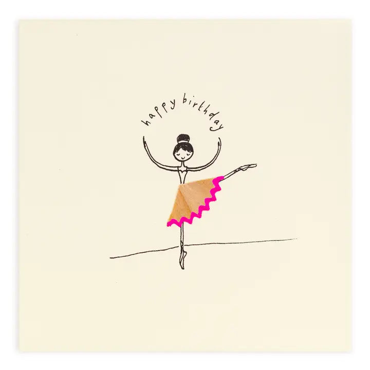 Birthday Ballerina Card