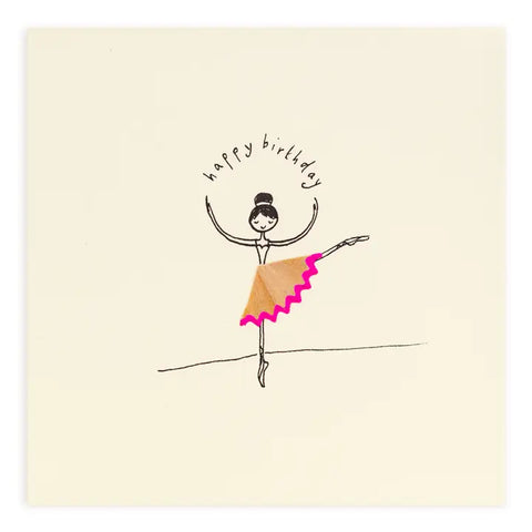 Birthday Ballerina Card