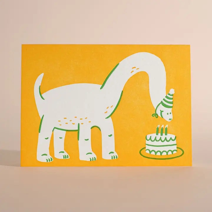 Birthday Dinosaur Greeting Card