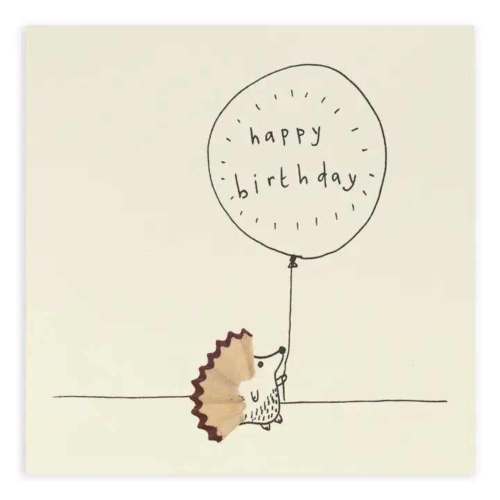 Birthday Hedgehog Card