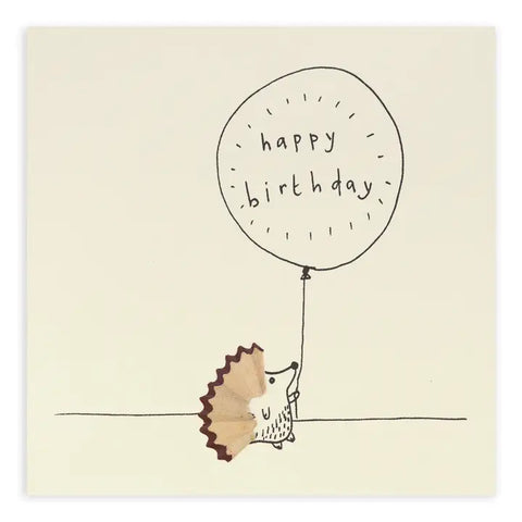 Birthday Hedgehog Card
