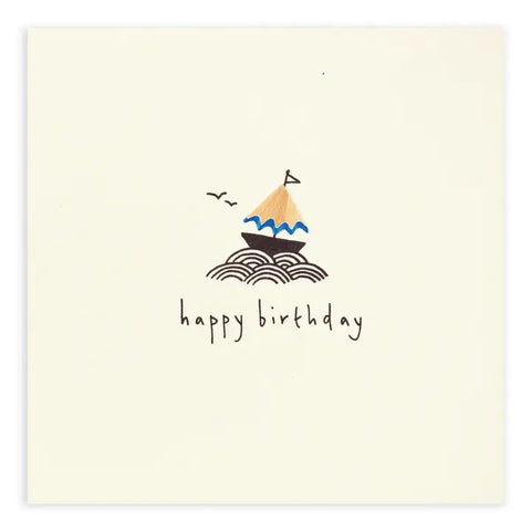 Birthday Sailboat Card
