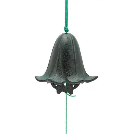 Furin Wind Chime - Black Green Lily