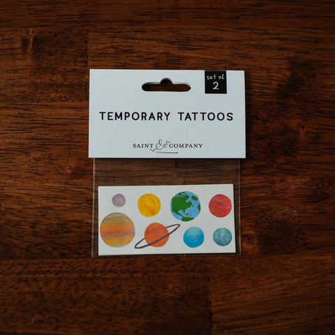 Outer Space Temporary Tattoos