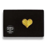Golden Heart Brooch