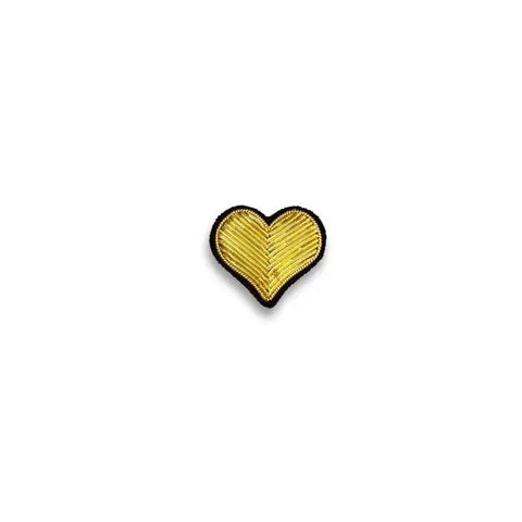 Golden Heart Brooch