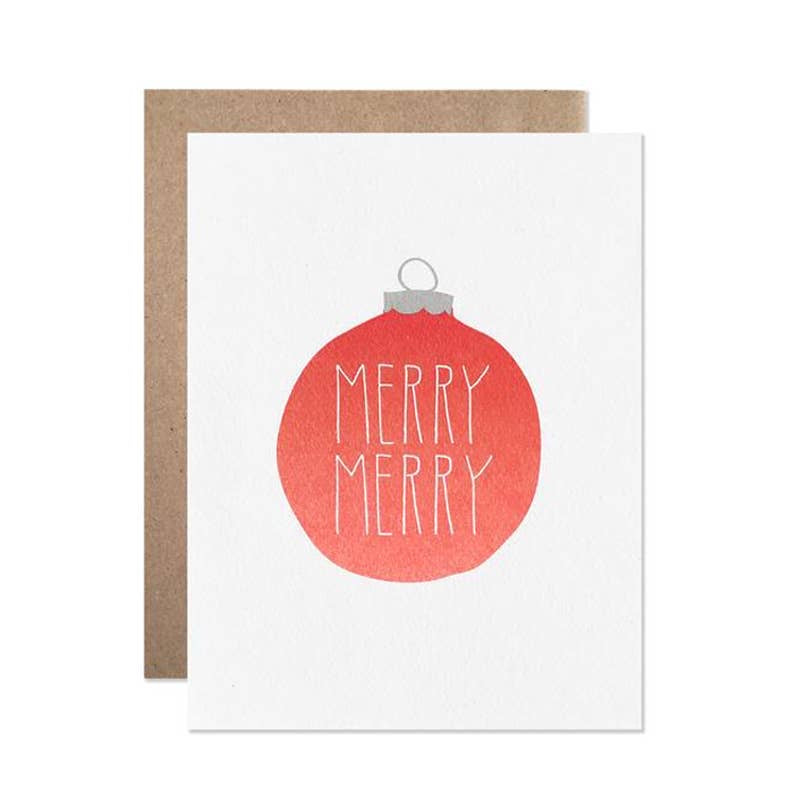 Merry Merry Bulb Card