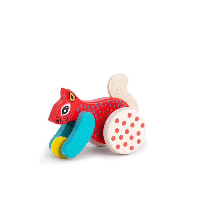 Squirrel Push Toy