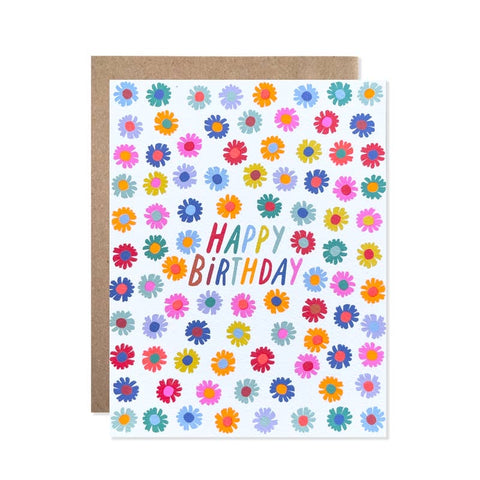 Happy Birthday Daisies Card