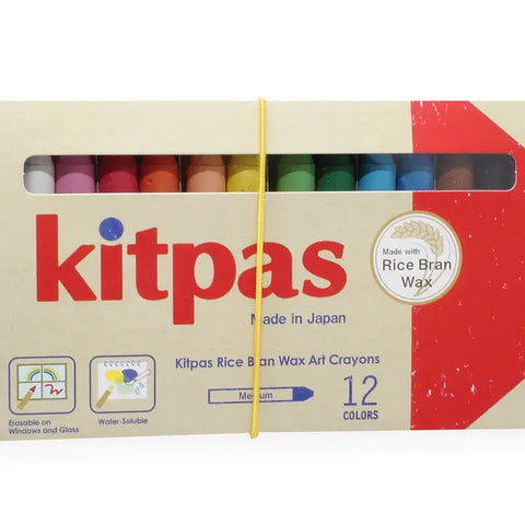Kitpas Art Crayons - Set of 12