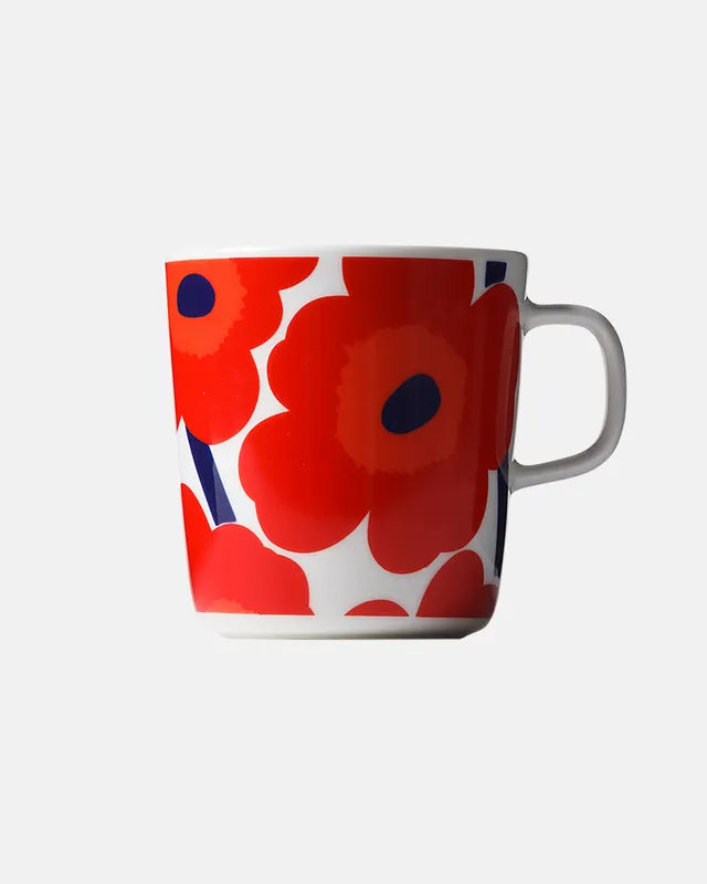 Unikko Large Mug - Red/White