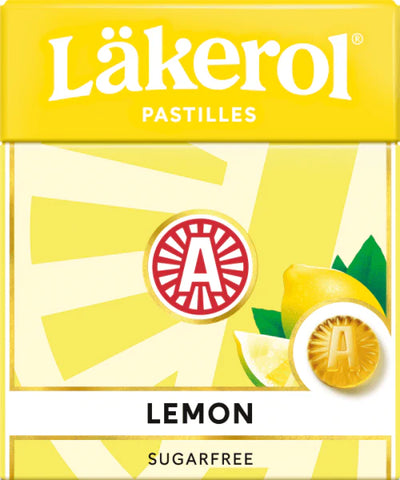 Läkerol Lemon Pastilles - .88oz