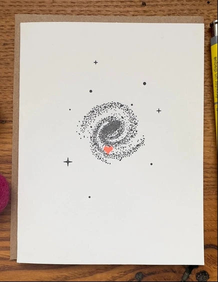 Love Milky Way Card