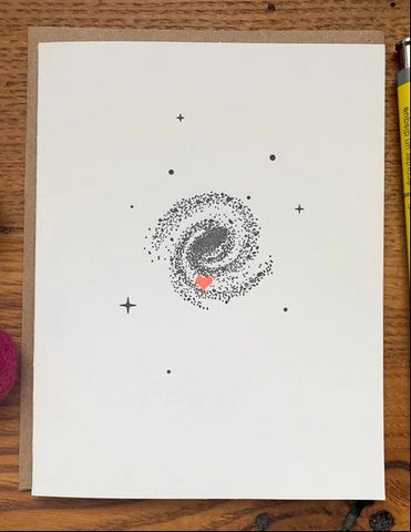 Love Milky Way Card
