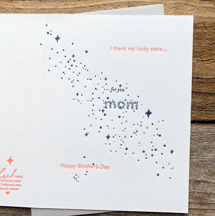 Lucky Stars Mom's Day Card