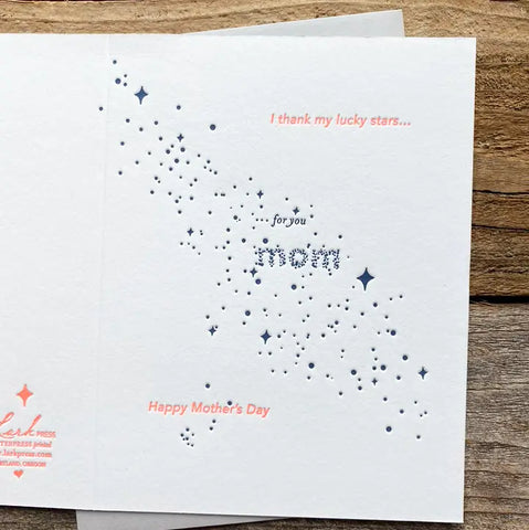 Lucky Stars Mom's Day Card