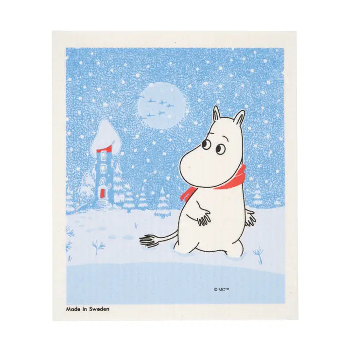 Moomin Swedish Dishcloth - Winter