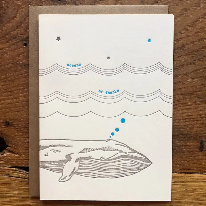 Oceans of Thanks Card