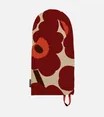 Unikko Oven Mitten - Burgundy