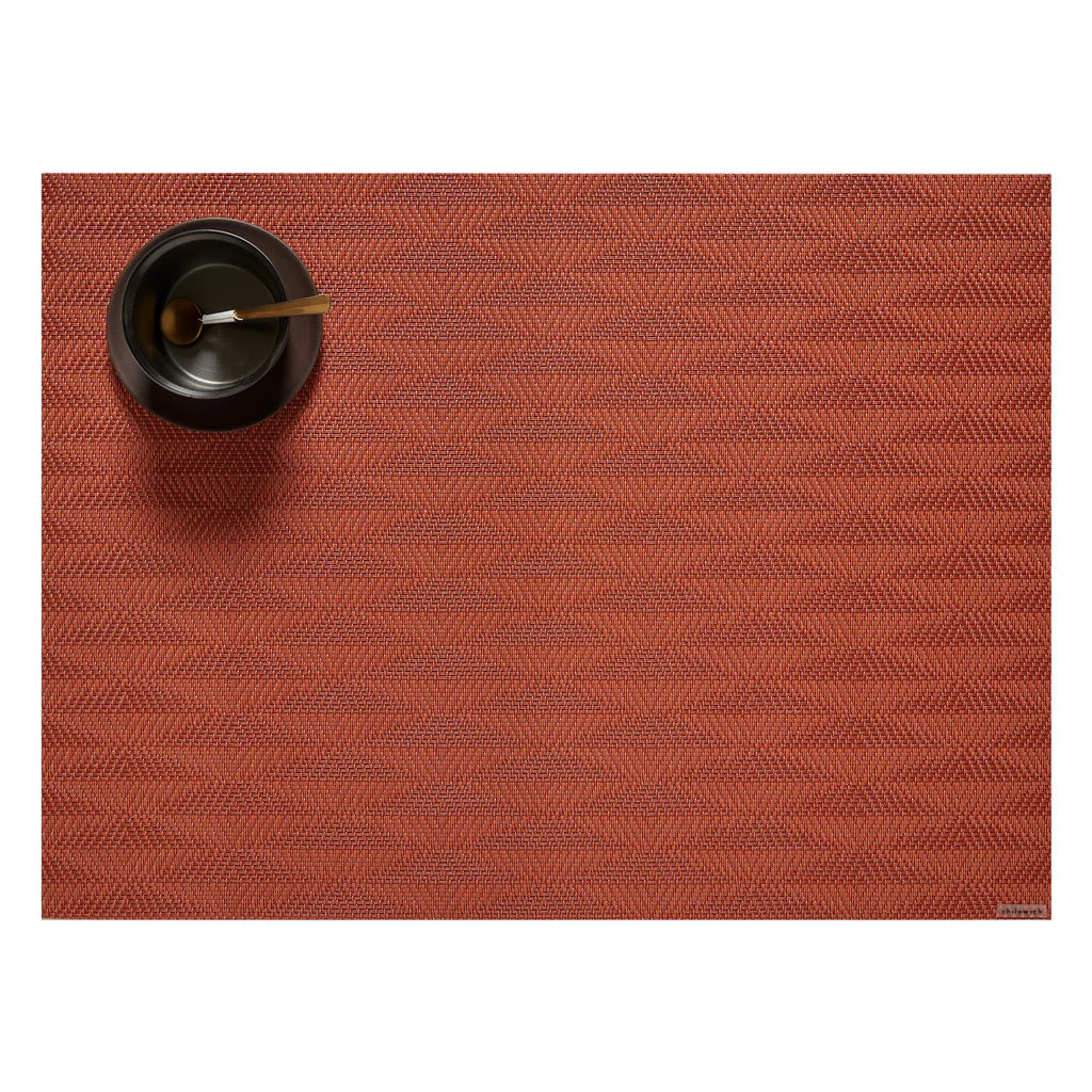 Arrow Rectangle Placemat - Paprika
