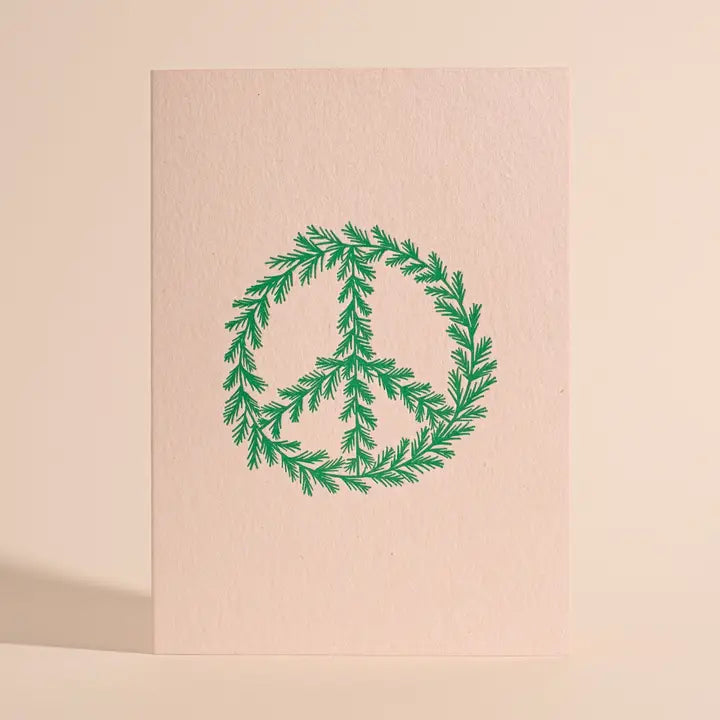 Peace Wreath Greeting Card