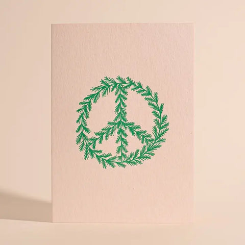 Peace Wreath Greeting Card