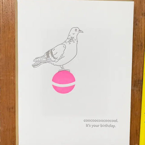 Birthday Pigeon Card