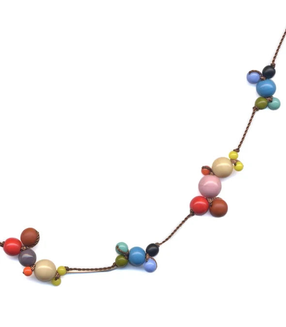 Rainbow Cluster Necklace