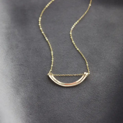 Simple Rainbow Necklace