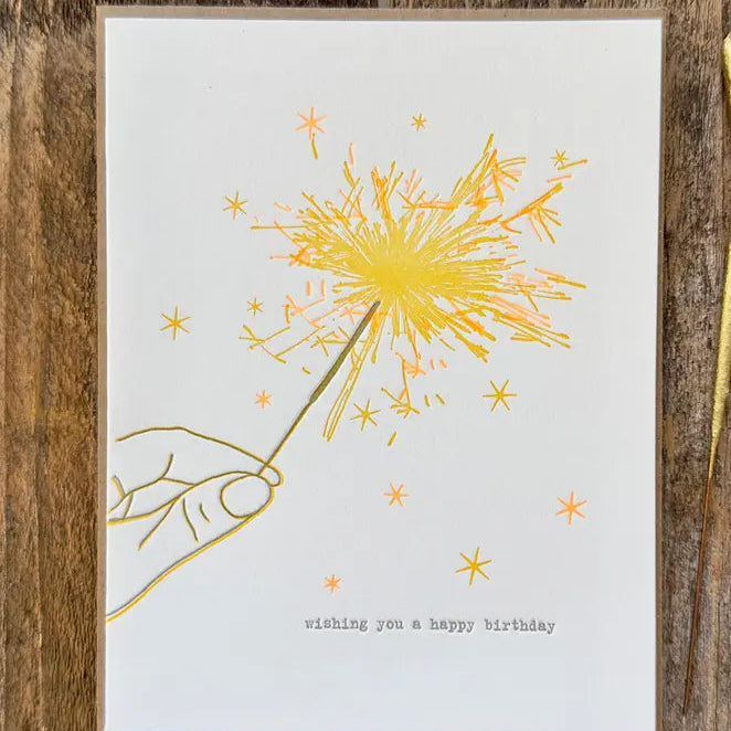 Birthday Sparkler Card