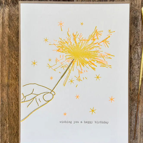 Birthday Sparkler Card
